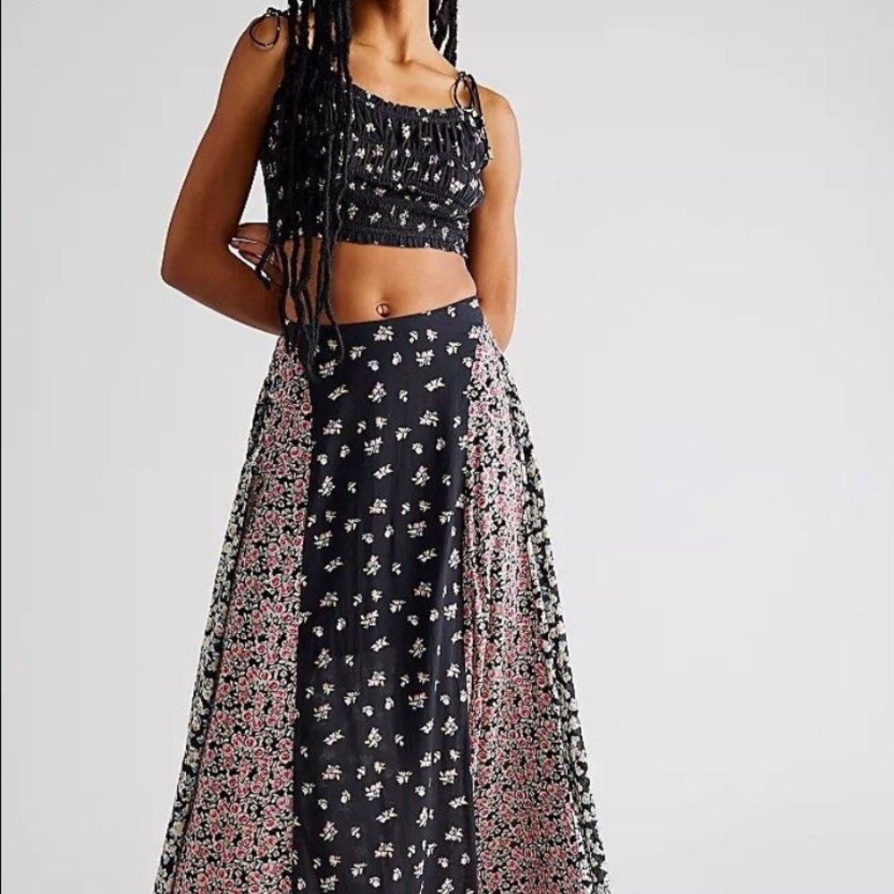 Free People🌸Kaia Printed Skirt Set 🌸Size Small